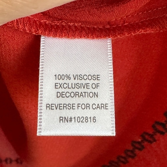 Garnet Hill Embroidered-Yoke Bishop-Sleeve Blouse, Size XS - Picture 9 of 10